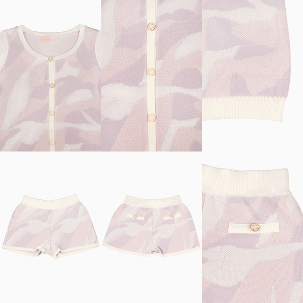 Rady 通販 ミルフルールマーブルニットセットアップ